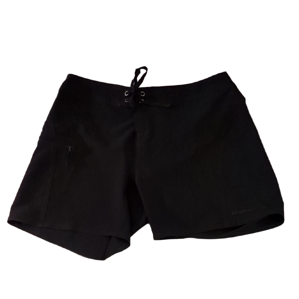 Patagonia Women's Black Board Shorts Size 12